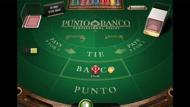 Характеристики слота Punto Banco Professional Series 2