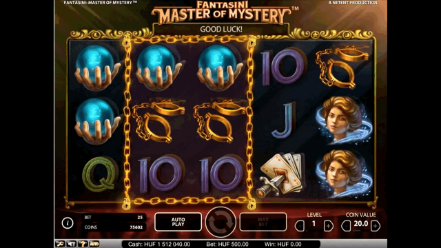 Бонусная игра Fantasini: Master Of Mystery 6
