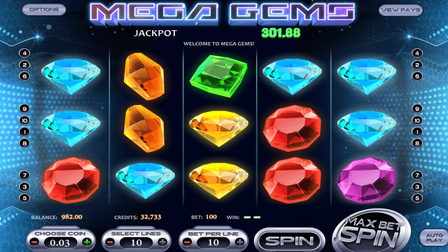 Бонусная игра Mega Gems 7