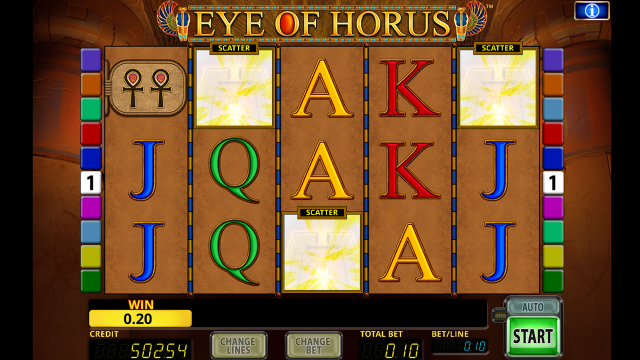 Игровой интерфейс Eye Of Horus 7