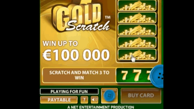 Бонусная игра 7 Gold Scratch 4